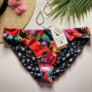 Billabong ❤️ Reversible Tropical Lowrider Bikini Bottoms